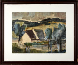 Haus in Landschaft [Karel Kryl (1919-1978)]