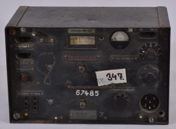 0347 10 Watt-Sender "Cäsar" 10 W.S.c für Panzerfahrzeuge, original W-L