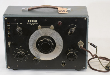 0703 Tesla Service-oscilátor BM 205, ČSSR