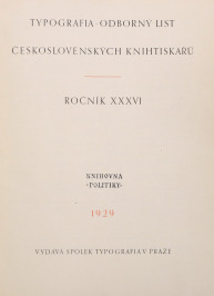 Typografia, Expertenblatt der tschechoslowakischen Buchdrucker