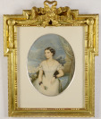 Portrait of a lady in a white dress [Neurčený autor]