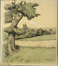 Collection of 12 lithographs - Moravian Motifs [Josef Grus (1869-1938)]