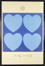 Dvojice plakátů "Srdce", Andy Warhol [Andy Warhol (1928-1987)]
