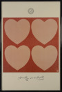Dvojice plakátů "Srdce", Andy Warhol [Andy Warhol (1928-1987)]