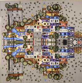 Hundertwasser, Das Haus ist das Spiegelbild des Menschen [Friedensreich Hundertwasser (1928-2000)]