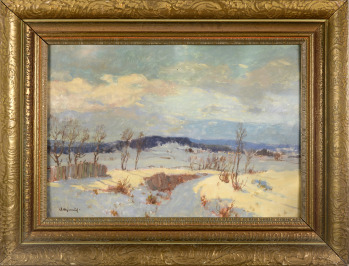 In Winter near Jindřichův Hradec [František Václav Ulšmíd (1903-1985)]