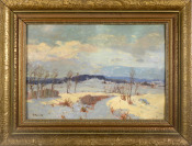 In Winter near Jindřichův Hradec [František Václav Ulšmíd (1903-1985)]