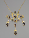 Gold Collier with Bohemian Garnets []