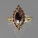 Brooch and Ring with Bohemian Garnets []