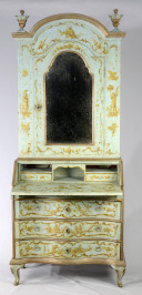 Two-part Cabinet with a Mirror