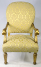 Armchair with Golden Armrests []
