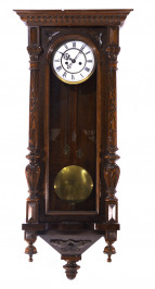 Wall Clock [Bohemia, Broumov, Gustav Becker]