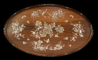 Tray inlaid with mother-of-pearl []