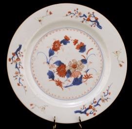 Plate in style of "Chinese Imari"