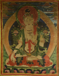 Thangka with a Motif of White Tara
