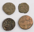 Soubor čtyř bronzových mincí []