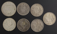 Soubor stříbrných oběžných mincí - 7 ks []