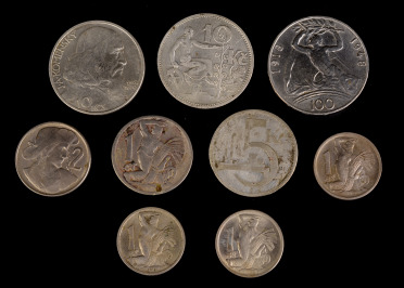 Soubor oběžných a pamětních mincí