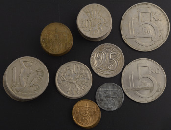 Soubor oběžných mincí - 43 ks