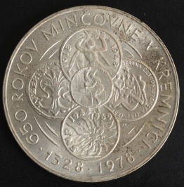 50 Kčs 650. výročí mincovny v Kremnici