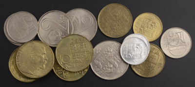 Soubor oběžných mincí - 18 ks