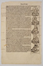 Blatt vom Druck Die Schedelsche Weltchronik [Hartmann Schedel (1440-1514)]