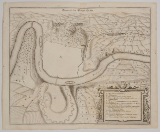 Landkarte Grundriß der Prager Stätte [Matthäus Merian (1593-1650)]