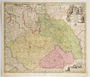 Mappa Geographica Regnum Bohemiae [Matthäus Seutter (1678-1757)]