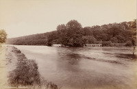 Two photographs with the views of the river [Francis Frith (1822-1898)]