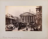 Two photographs: Royal Exchange and Albert Memorial [George Washington Wilson (1823-1893)]