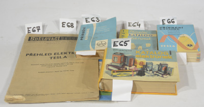 E67 Kniha, Přehled elektronek Tesla, ČSSR