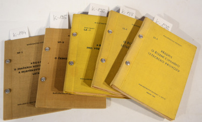 K194 Předpis o značkách a rejstříkových značkách letadel, 1965