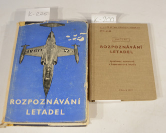 K225 kniha: Rozpoznávání letadel, 1958