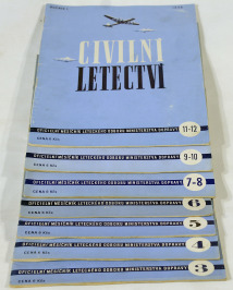 K470 CIVILNÍ LETECTVÍ, ČÍSLA 3, 4, 5, 7-9, 9-10, 11-12, r. 1946