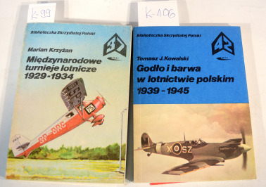 K99 kniha: Miedzynarodowe turnieje lotnicze 1929-1934, M. Krzyžan
