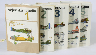K375 5 dílů publikace: Vojenská letadla 1., 2., 3., 4., 5. díl