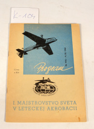 K104 kniha: I. Majstrovstvo sveta v leteckej akrobacii 1960