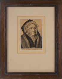 Dvojice podobizen [Václav Hollar (1607-1677), Hans Holbein (1465-1524)]