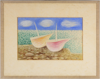 Boats on the Coast [Jan Zrzavý (1890-1977)]