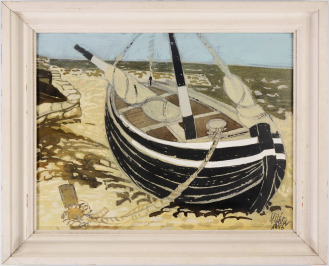 An Anchored Boat [Vilém Plocek (1905-2001)]