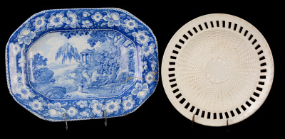 A Pierced Plate and a Bowl