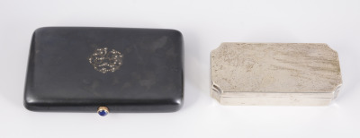 Two Cigarette Cases [USA, Maryland, Baltimore, Baltimore Silversmith`s Mfg. Co.,]