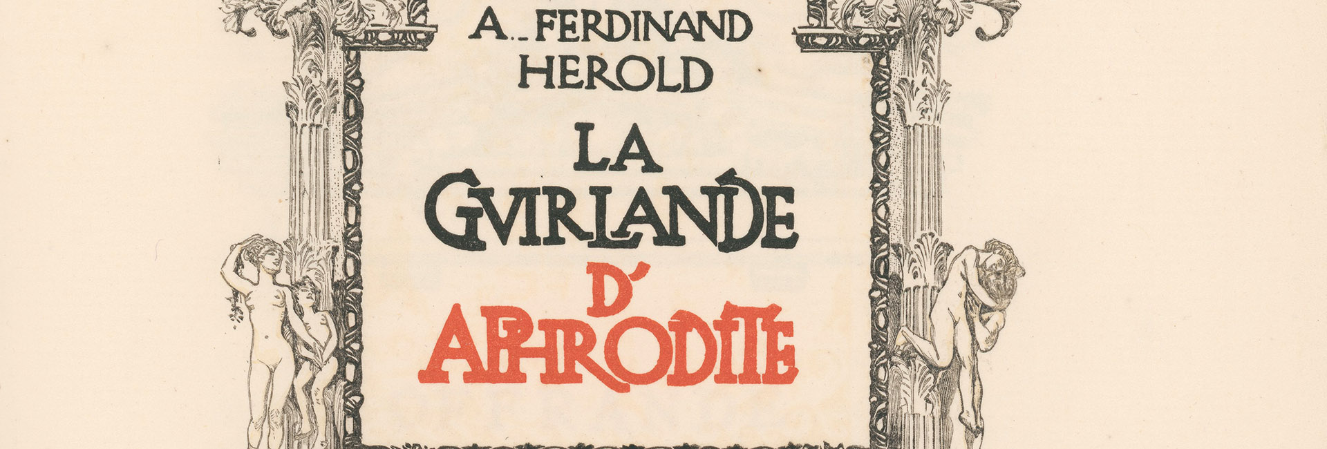 La Guirlande d'Aphrodite, Paříž 1919. [A. F. Herold, František Kupka]