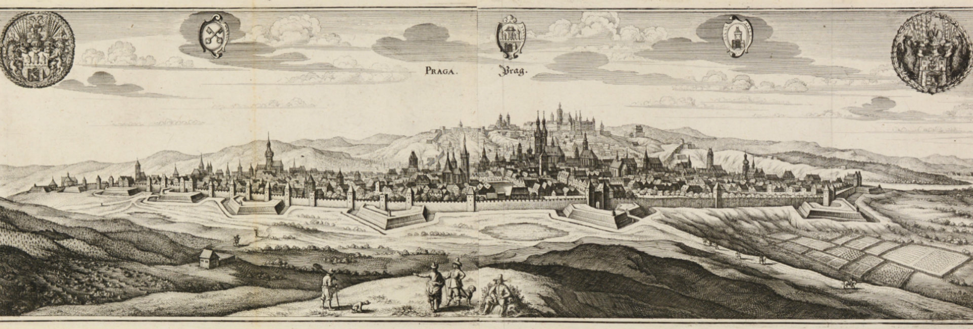 "PRAGA PRAG" [Matthäus Merian (1593-1650)]